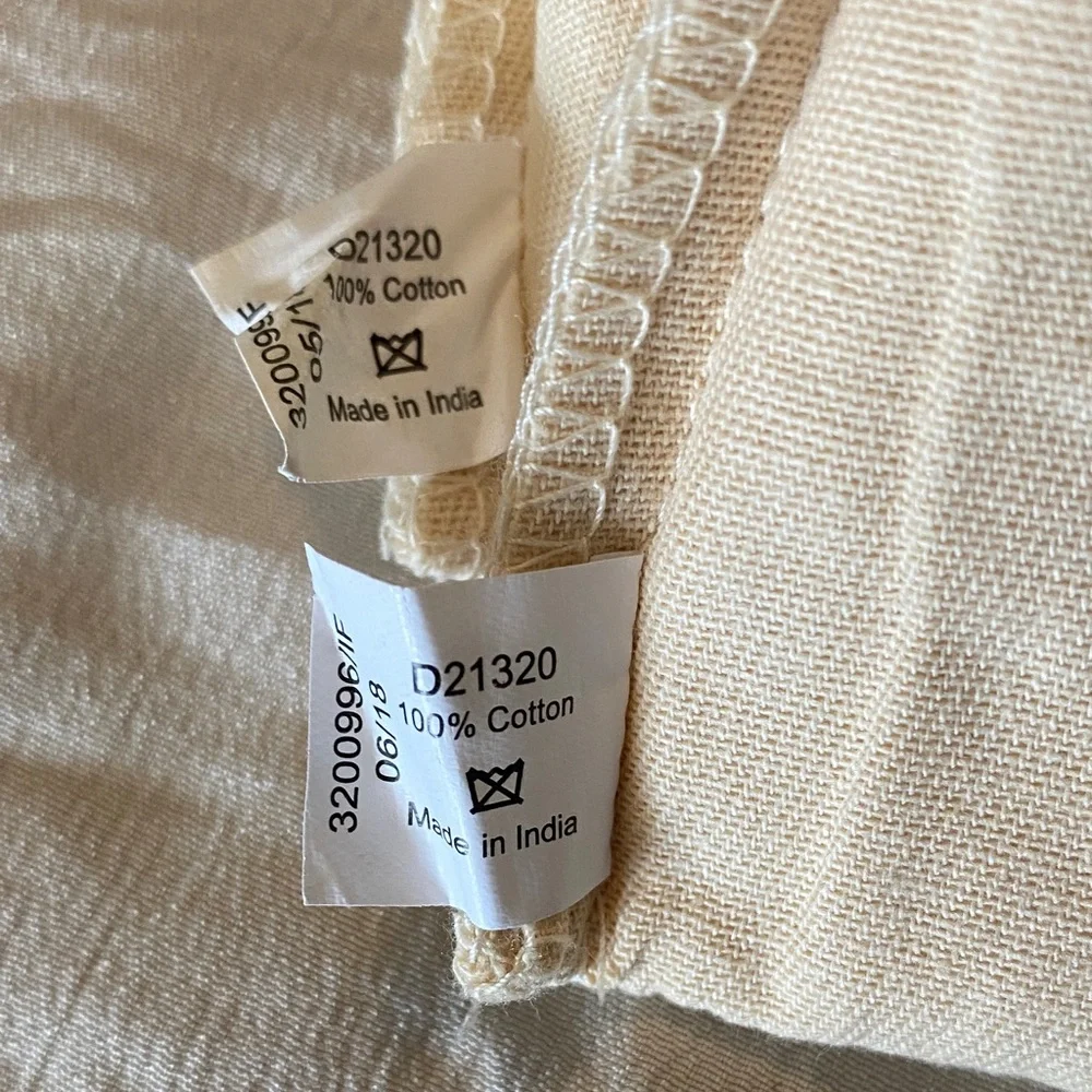 2 Louis Vuitton Cream Pouches with Blue Drawstrings - Picture 5 of 9